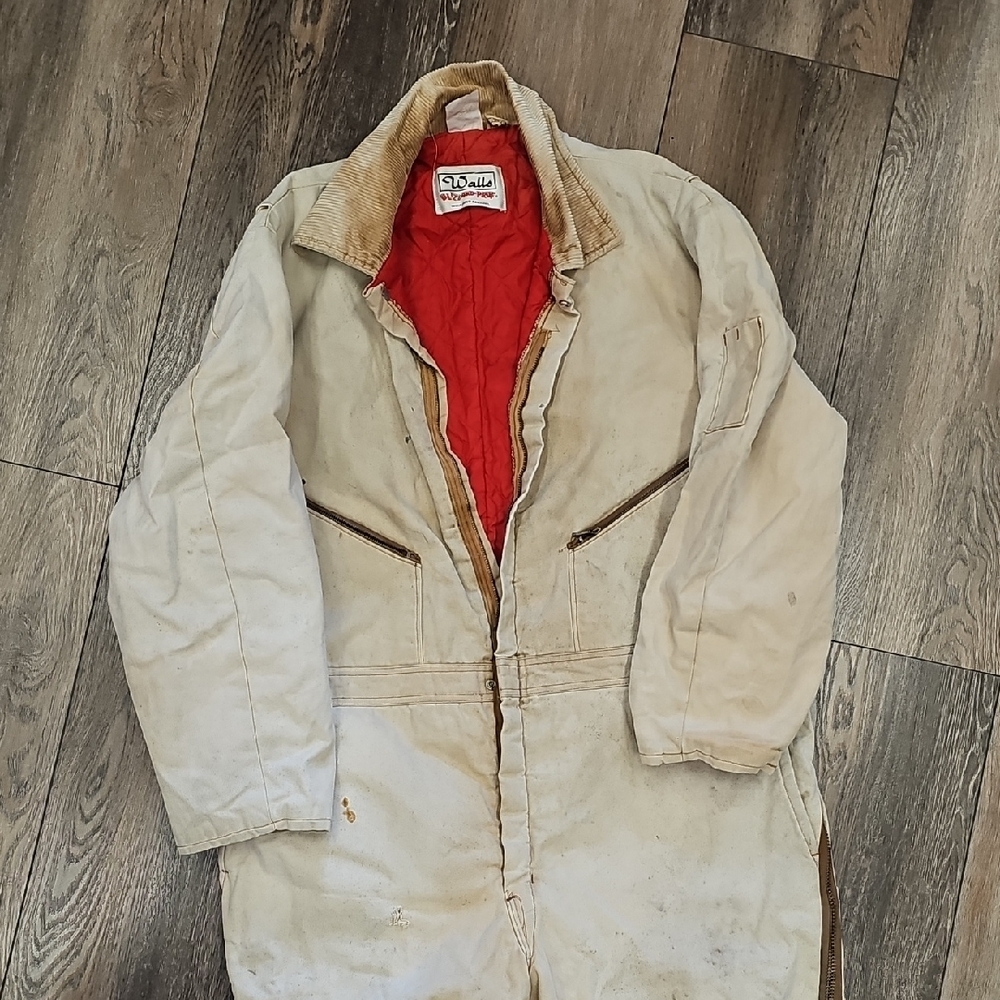 Quilted, Warm, Utiliy, Work, Men's, Warm, Winter, Uniform, Heavy, Unisex, Tan